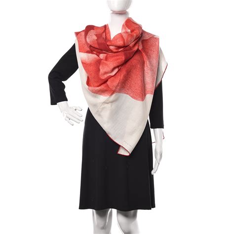 hermes une rose pour alma shawl|Hermès Une Rose Pour Alma Cashmere Shawl .